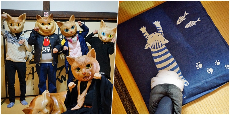 【日本】山口 萩市 雲林寺（貓寺）｜隱居萩市山林間的貓神社  貓奴必訪  寺院內收集有600多尊的貓型雕塑、海報、飾品 ，還可以戴上貓頭套與住持一起喵喵叫。 @Mika出走美食日誌