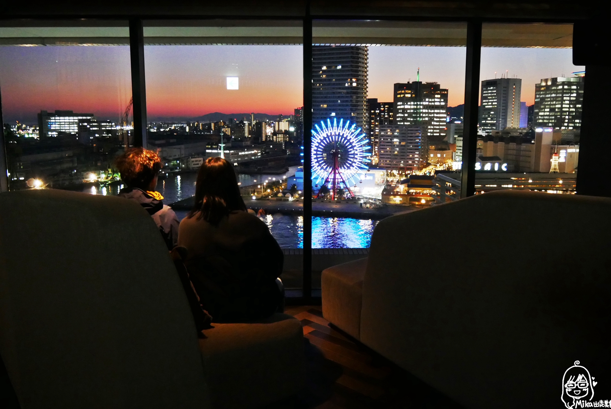 『日本。神戶』 美利堅公園東方大酒店 Kobe Meriken Park Oriental Hotel｜坐擁神戶港夜景，海上帆船大飯店好威。 海景第一排CP值超高的五星級酒店，提供免費接駁車來回三宮站。