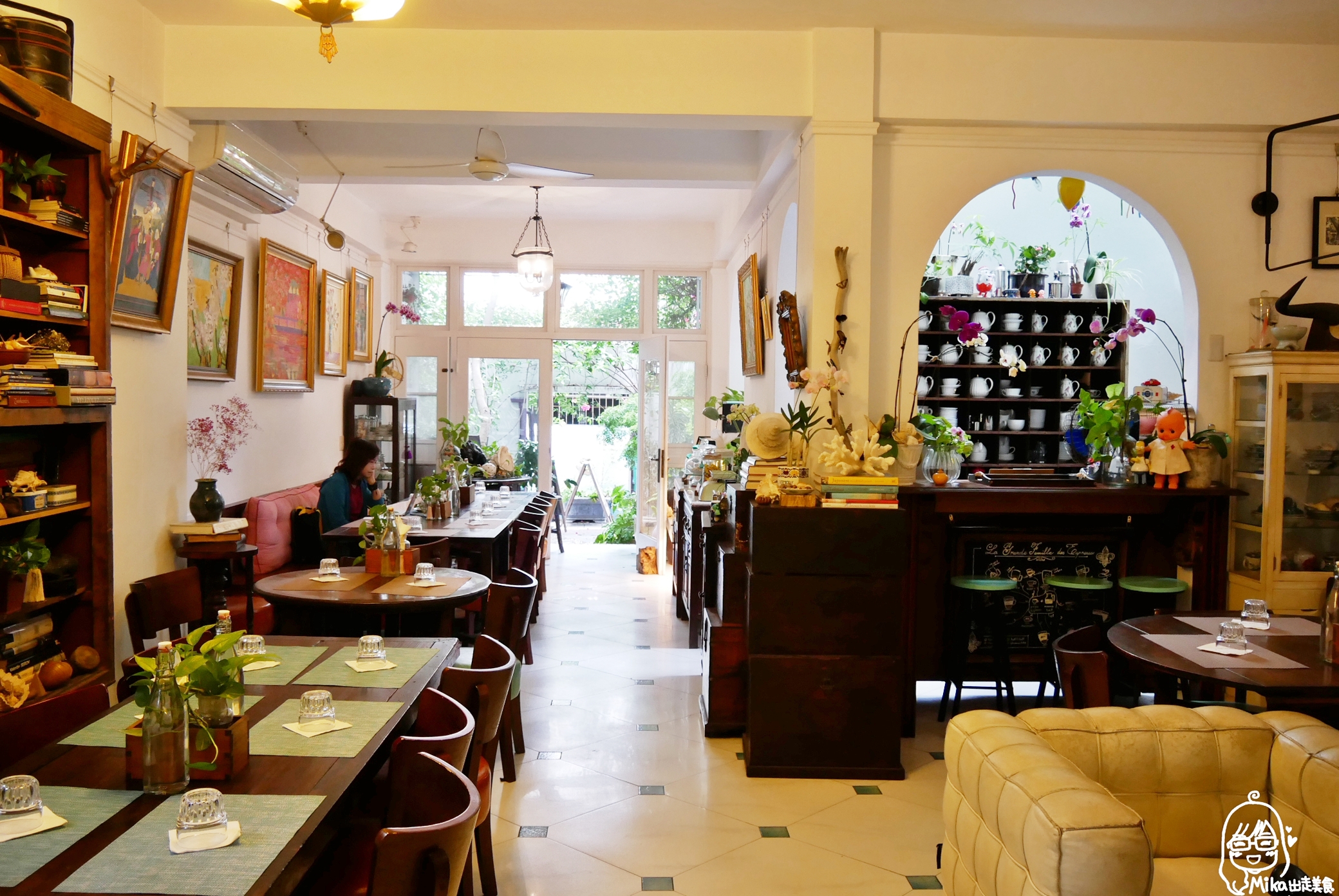 『台南。安平』 La Belle Maison Cafe 法國傳統手工甜品咖啡餐廳｜安平巷弄間隱藏版的法式花園餐廳  在地人最推法國老闆的傳統手工甜點。