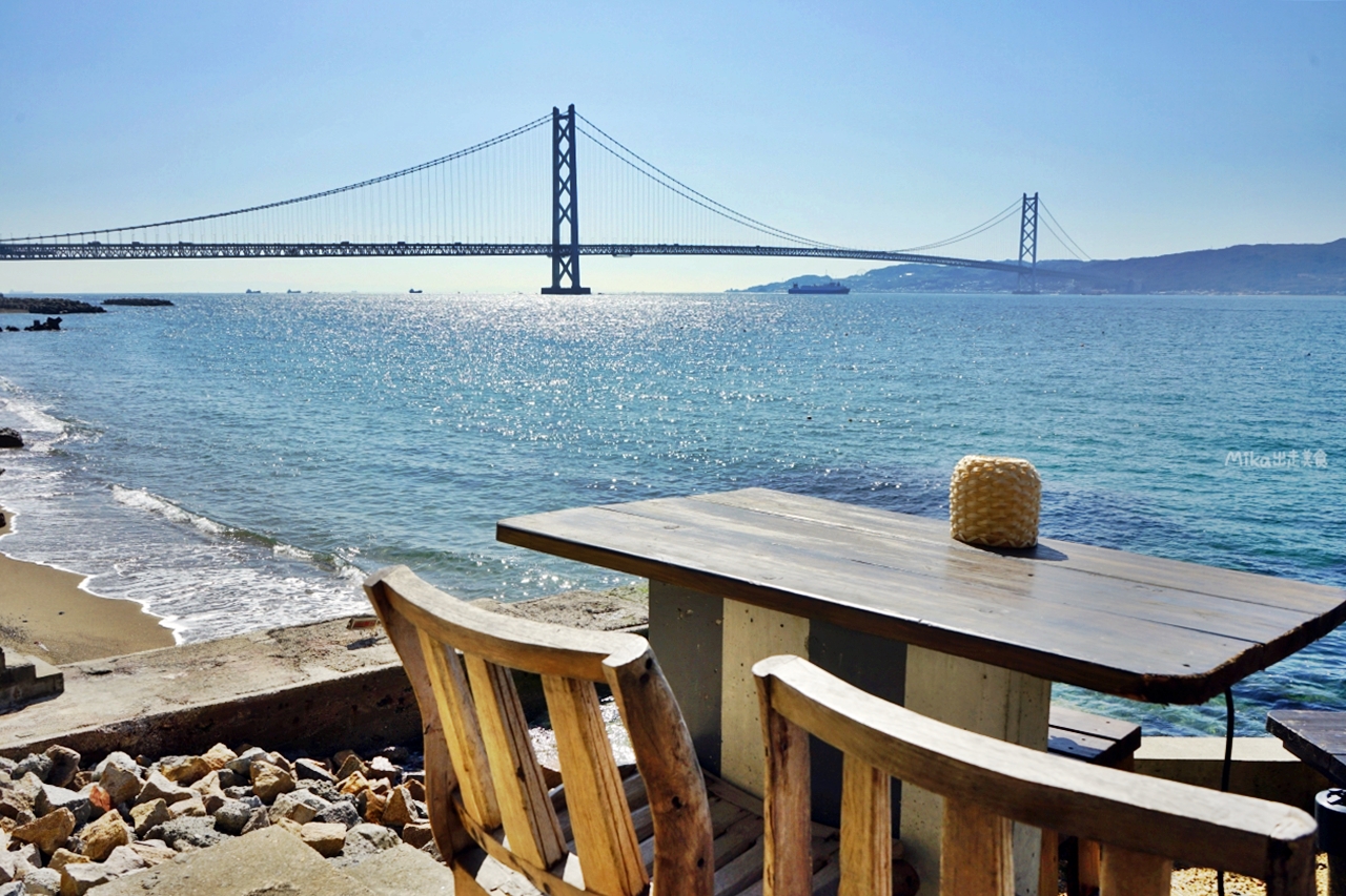 【日本】 神戶 N’OCEAN(ノーシャン)｜擁有全世界最長吊橋的明石海峽大橋 絕景第一排 海景餐廳，提供西班牙料理與咖啡簡餐等。