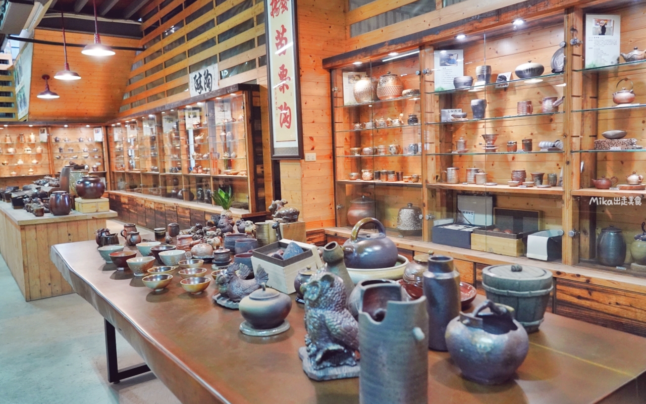 【苗栗】 公館 五榖文化村｜陶瓷觀光工廠 免門票，參觀陶藝術作品展覽還有免費導覽！推薦彩繪陶瓷DIY跟擂茶DIY很有趣。
