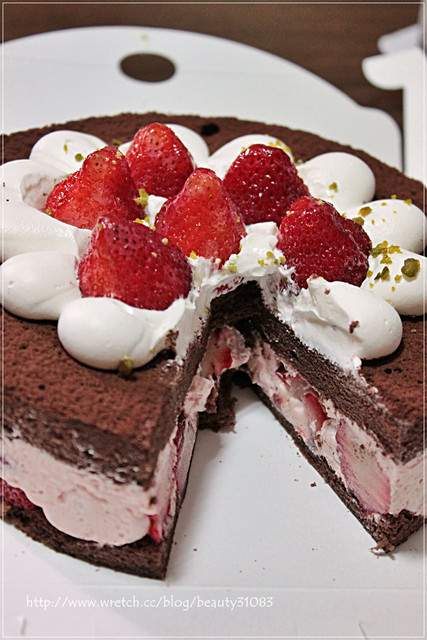 『團購美食』法藍四季–黑帝斯野莓巧克力蛋糕